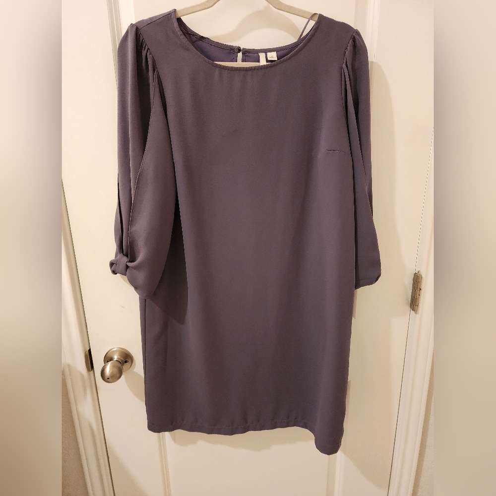 Purple short dress